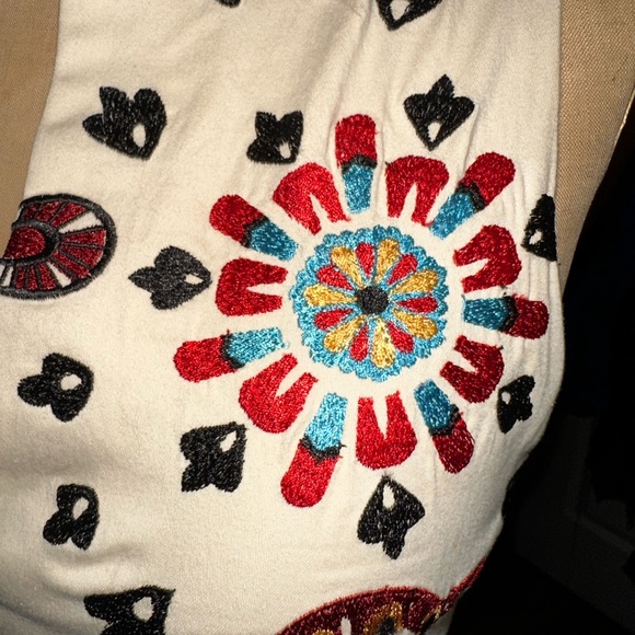 Alice & Olivia Jacki Embroidered Sheath MIDI Dress Jacket 2 Piece Set Size 2 - Picture 7 of 9